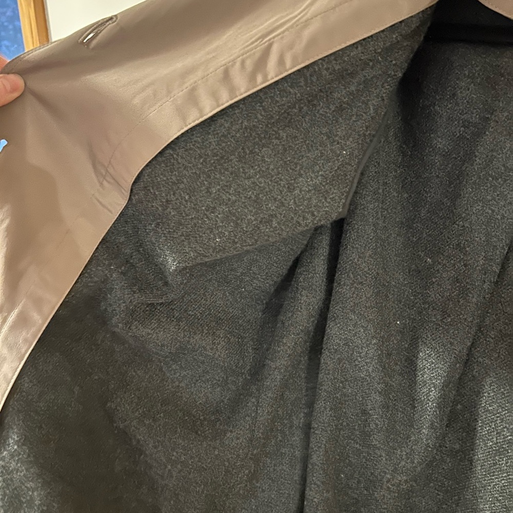 London Fog Hooded Trench Coat - Picture 5 of 9